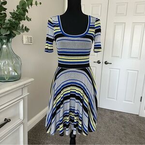 Bebe Small Braelyn Fit Flare dress